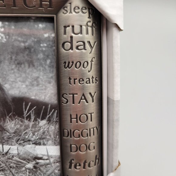 Malden Dog Theme Photo Frame Pewter Metal Dog Lovers Puppy Love - Picture 4 of 7